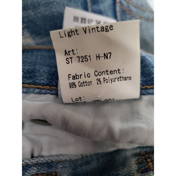 R13 Slouch Skinny Jeans in Light Vintage Wash Sz 25 R13WM8091-47 Distressed (F - Picture 6 of 11